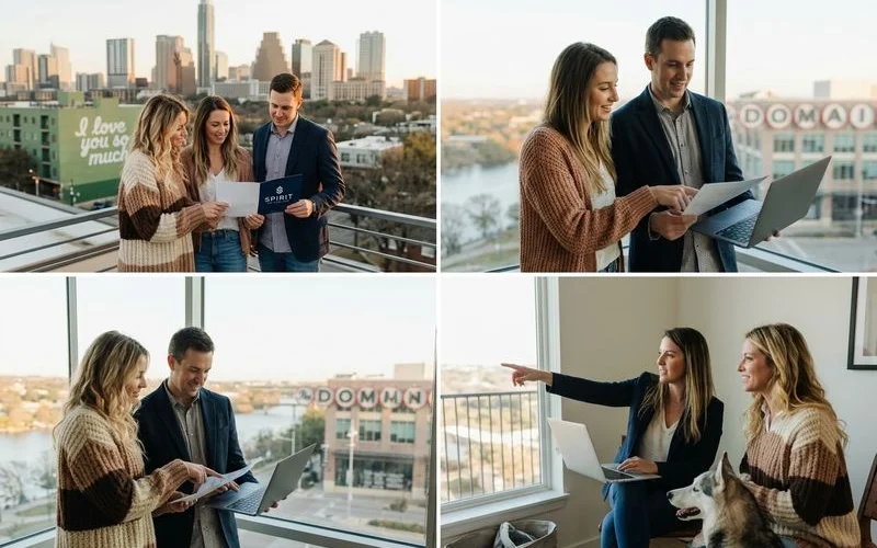 Sister-team meeting across Texas metros under Spirit Real Estate Group